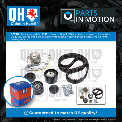 Timing belt water pump kit - belt, &